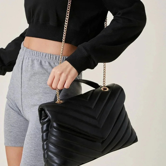 Black Elegant Shoulder Bag | Classy Women Collection Black Elegant Women\'s Shoulder Bag